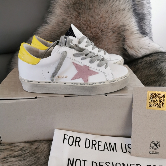 NEW ARRIVAL SUMMER 2020 HI STAR LEATHER SNEAKERS - Picture 2 of 7